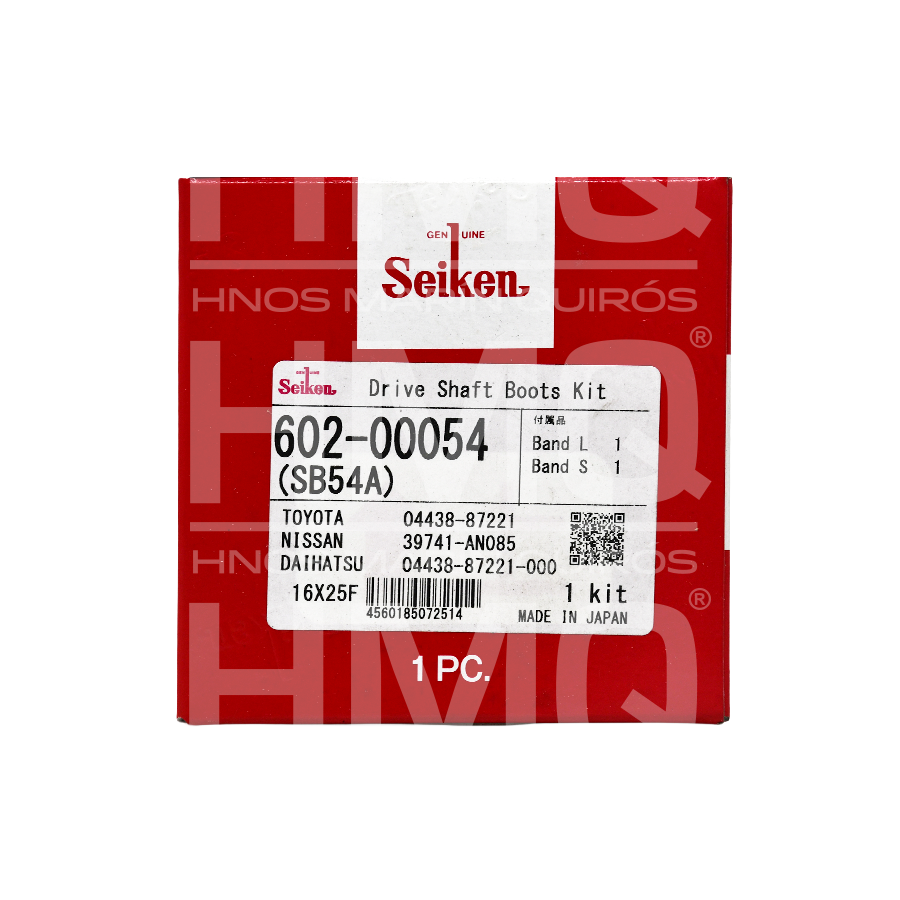 Bota de eje Seiken 602-00054 (SB54A) Drive Shaft Boots Kit - Image 2