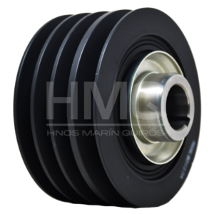 Polea Damper de Cigüeñal Isuzu (Motor 4JH1) - Genuina